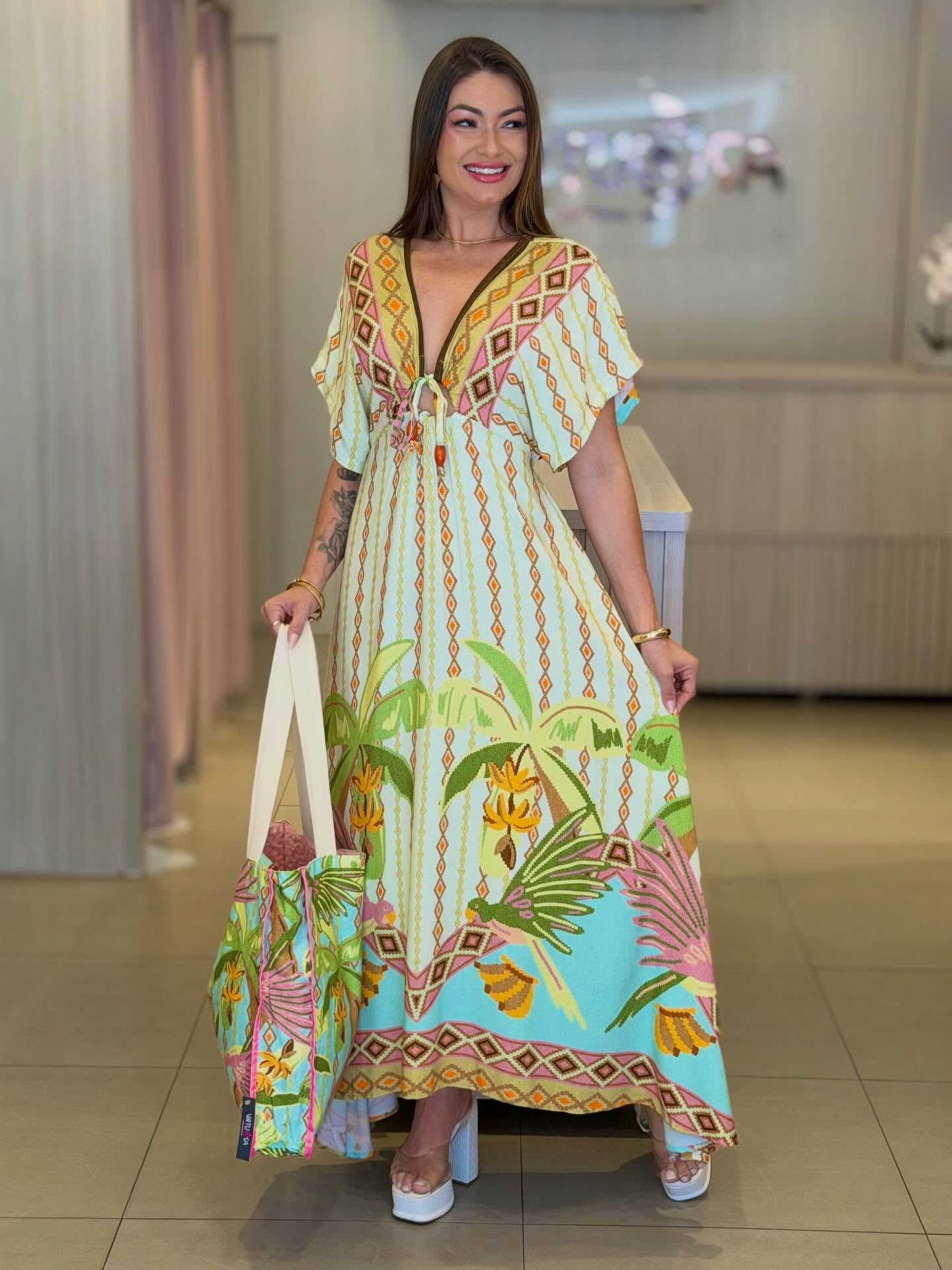 REF742 - Vestido Estampado Delicada