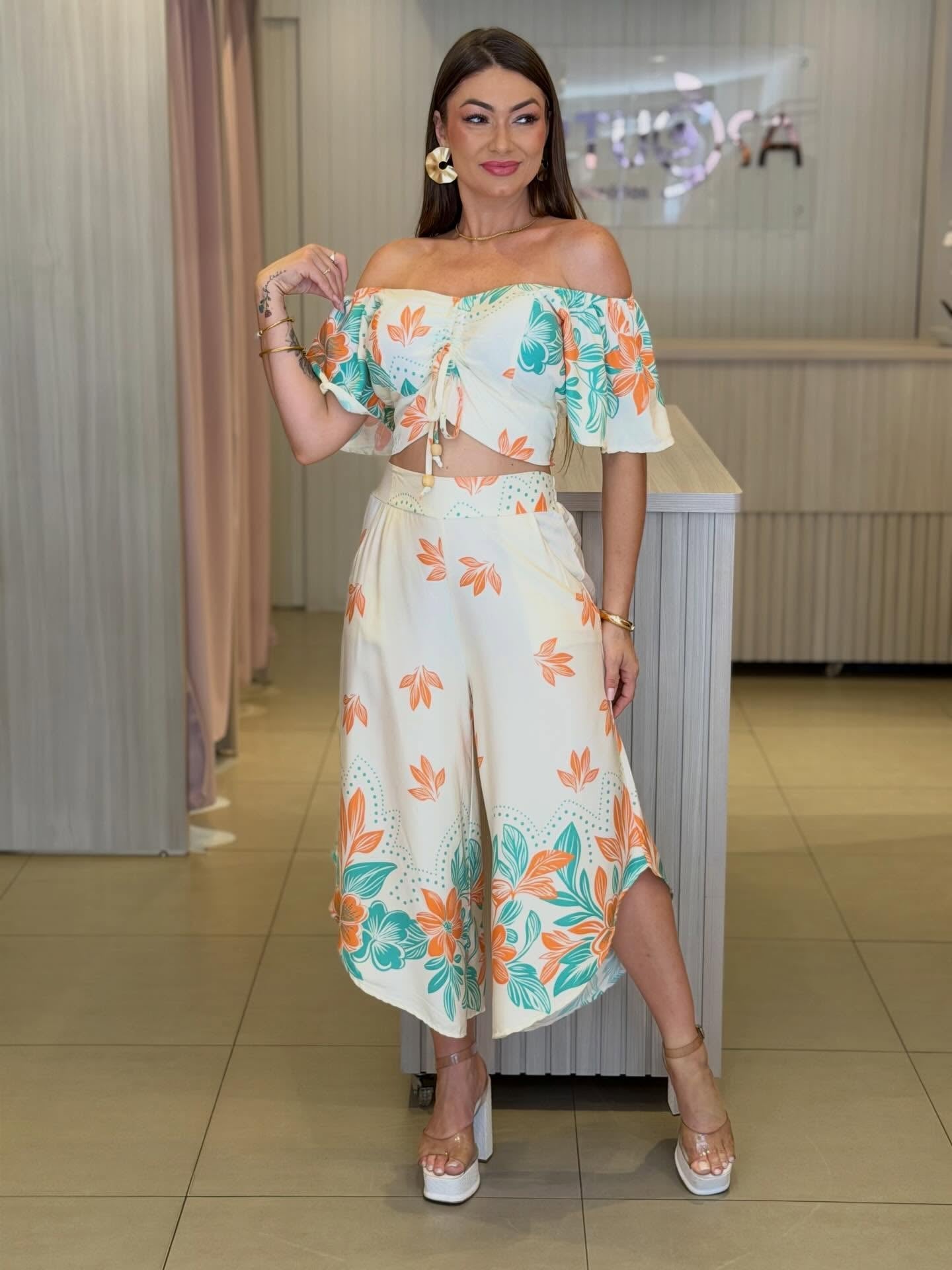 REF112 - Vestido Estampado Luar