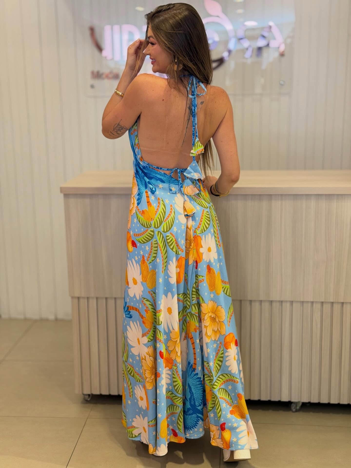 REF769 - Vestido Flores do Campo