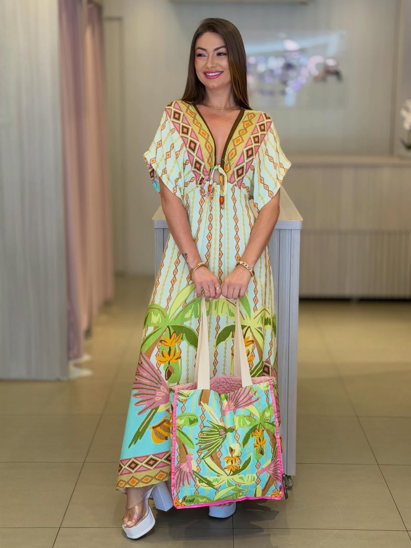 REF742 - Vestido Estampado Delicada